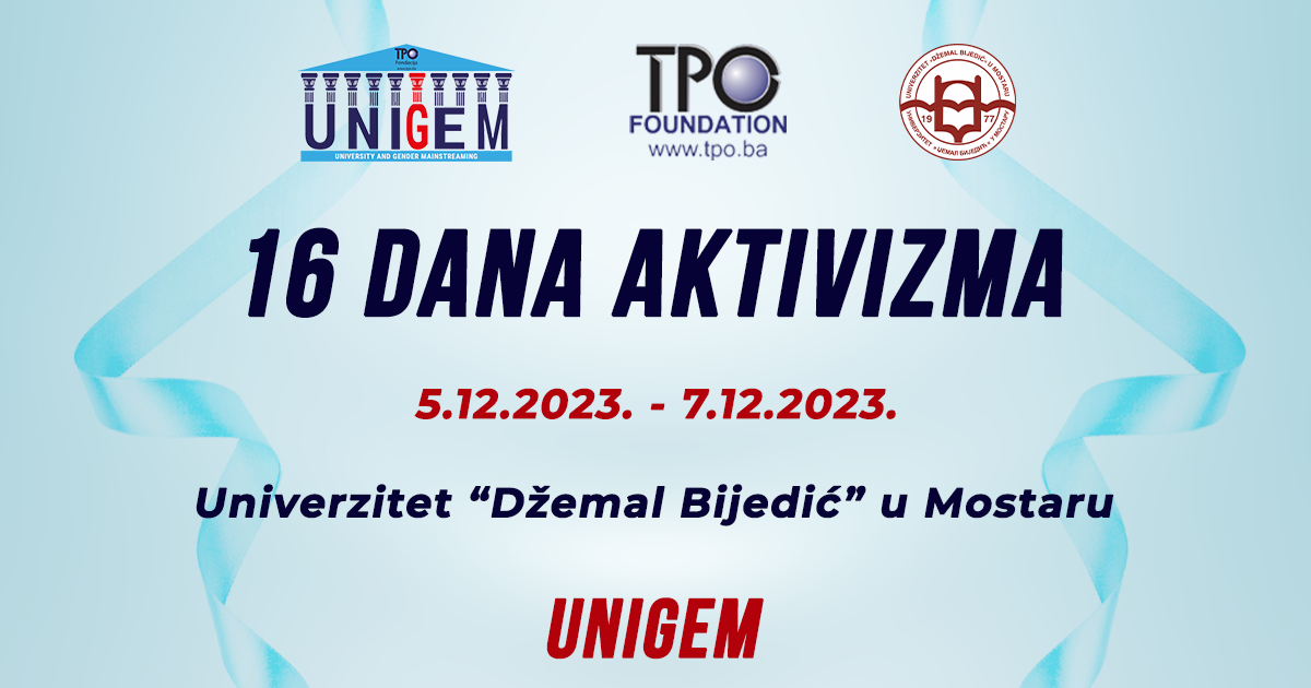 “16 dana aktivizma” na Univerzitetu “Džemal Bijedić” u Mostaru