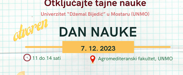 Najava 5. Dana nauke u Mostaru