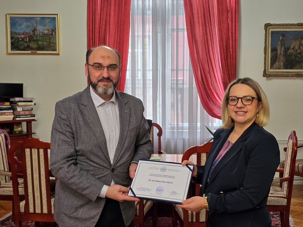 Nagrada za izuzetna postignuća žena u nauci dodijeljena dr. sci. Emini Dervišević